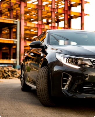 A new car, representative of the automotive industry